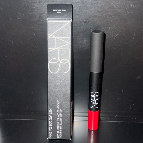 Nars Velvet Matte Lip Pencil-Famous Red. Dark, Define, Sexy, Liner, Flirt, Hot - Picture 3 of 7